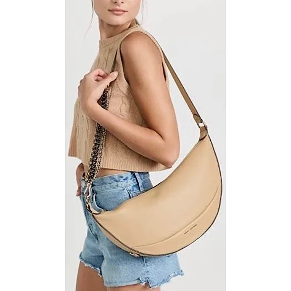 Marc Jacobs Handbags - Marc Jacobs Eclipse Leather Crescent Hobo Bag Tote in Camel Beige